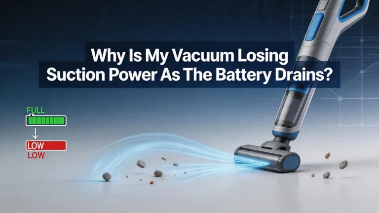 Why Is My Vacuum Losing Suction Power As The Battery Drains?