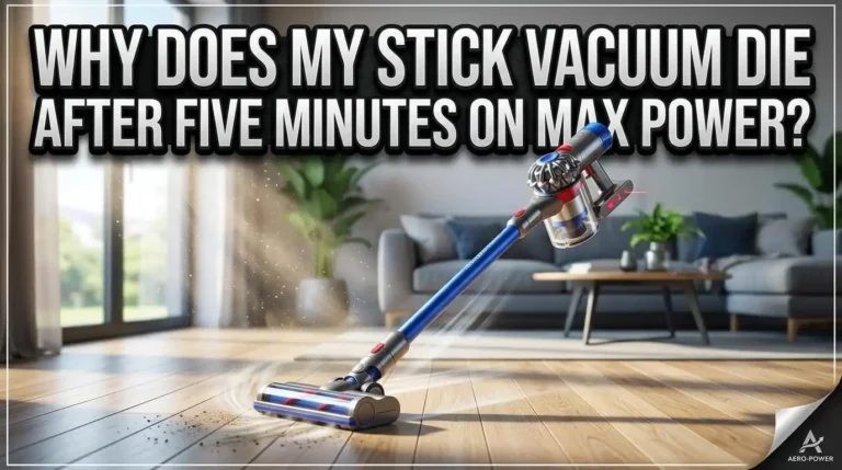 Why Does My Stick Vacuum Die After Five Minutes On Max Power?