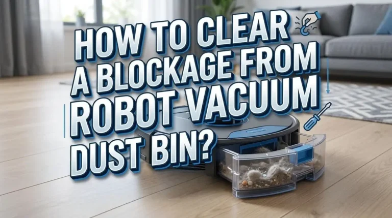 How to Clear a Blockage From a Robot Vacuum Dust Bin?