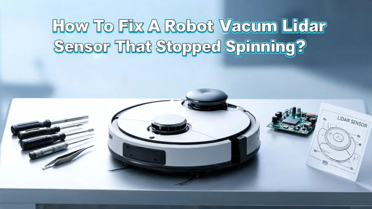 How to Fix a Robot Vacuum Lidar Sensor That Stopped Spinning?