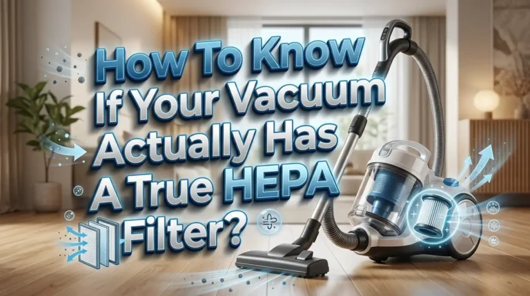 How To Know If Your Vacuum Actually Has A True HEPA Filter?