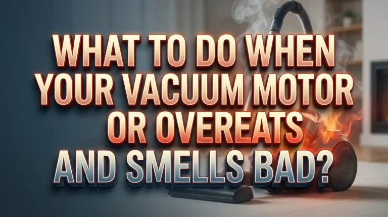 What To Do When Your Vacuum Motor Overheats And Smells Bad?