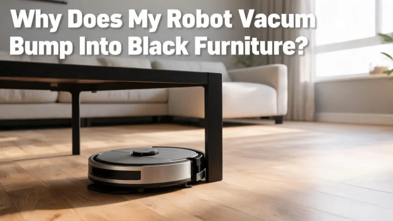 Why Does My Robot Vacuum Bump Into Black Furniture?
