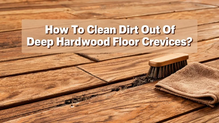 How To Clean Dirt Out Of Deep Hardwood Floor Crevices?
