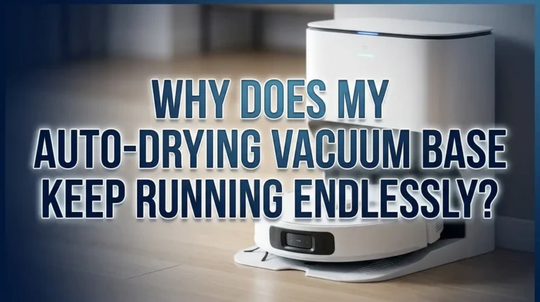 Why Does My Auto Drying Vacuum Base Keep Running Endlessly?