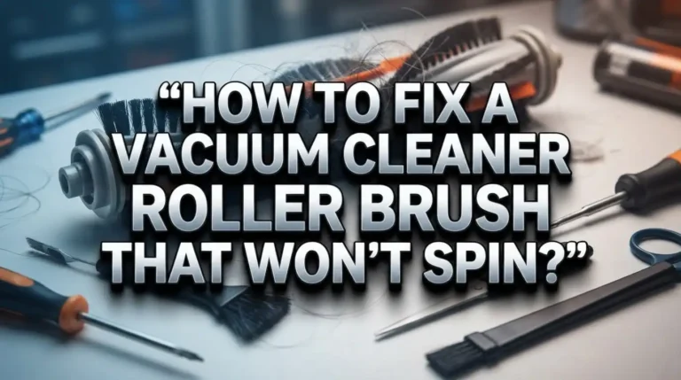 How To Fix A Vacuum Cleaner Roller Brush That Won’t Spin?