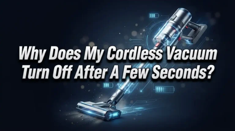 Why Does My Cordless Vacuum Turn Off After A Few Seconds?