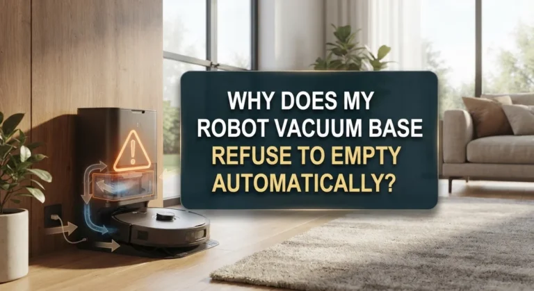Why Does My Robot Vacuum Base Refuse To Empty Automatically?