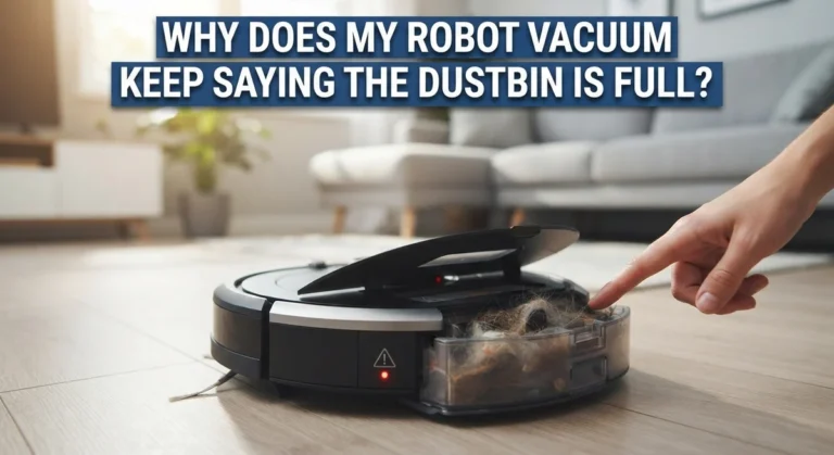 Why Does My Robot Vacuum Keep Saying The Dustbin Is Full?