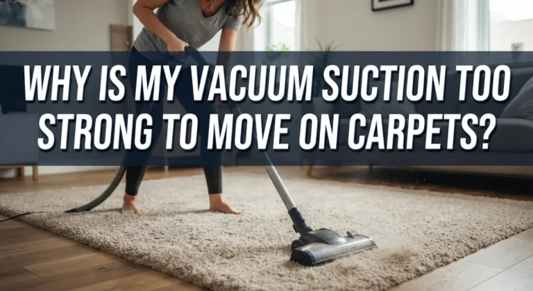 Why Is My Vacuum Suction Too Strong To Move On Carpets?