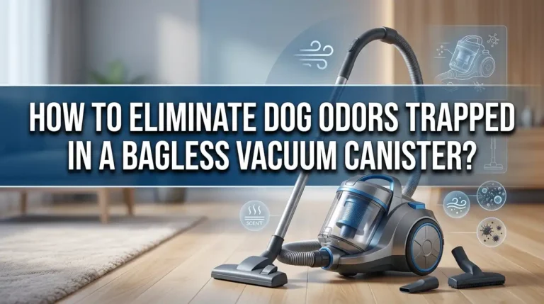 How To Eliminate Dog Odors Trapped In A Bagless Vacuum Canister?