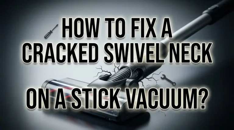 How To Fix A Cracked Swivel Neck On A Stick Vacuum?